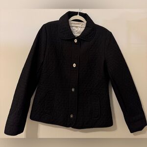 Gallery Women's Black Quilted Barn Jacket Size L